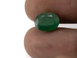 Natural Jambia Emerald (Panna) 4.15 Carat / 4.56 Ratti - Size Reference