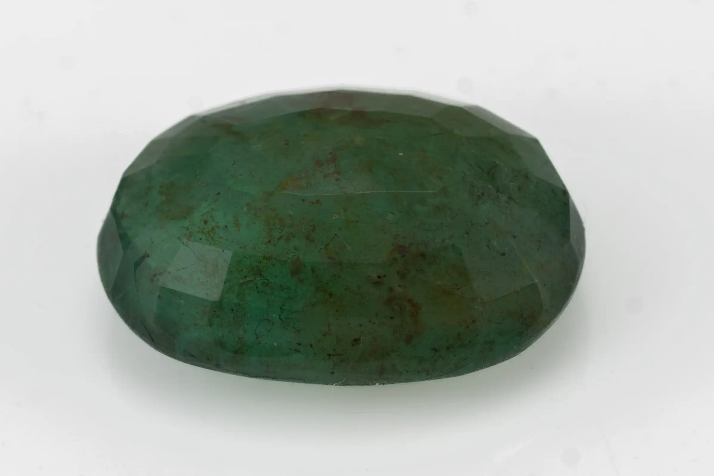 Natural Jambia Emerald (Panna) 4.65 Carat / 5.11 Ratti - Back View