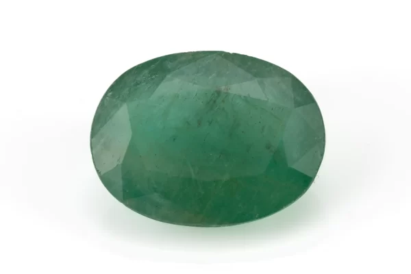 Natural Jambia Emerald (Panna) 4.67 Carat / 5.13 Ratti - Front View