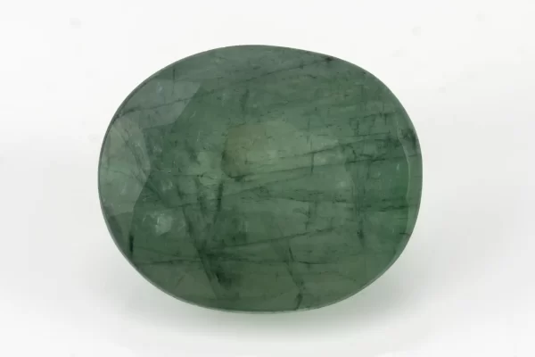 Natural Jambia Emerald (Panna) 5.68 Carat / 6.24 Ratti - Front View