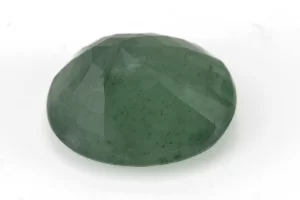 Natural Jambia Emerald (Panna) 5.68 Carat / 6.24 Ratti - Back View