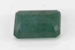 Natural Jambia Emerald (Panna) 7.82 Carat / 8.59 Ratti - Back View