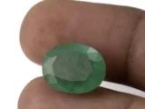 Natural Jambia Emerald (Panna) 9.85 Carat / 10.82 Ratti - Size Reference