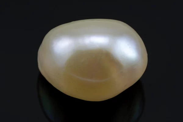 Certified Keshi Pearl 5.87 Carat - 6.45 Ratti - Front View