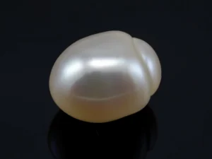 Certified Keshi Pearl 5.885 Carat - 6.10 Ratti - Back View