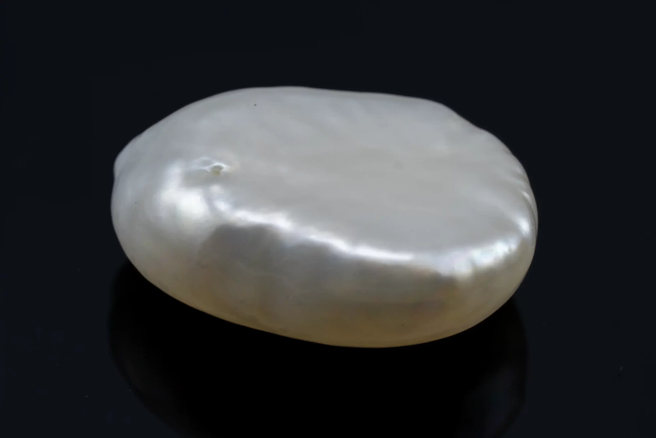 Certified Keshi Pearl 5.97 Carat - 6.56 Ratti - Back View