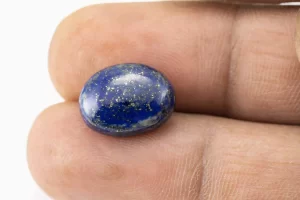 Lapis (Lajvart) 6.42 Carat / 7.05 Ratti - Size Reference