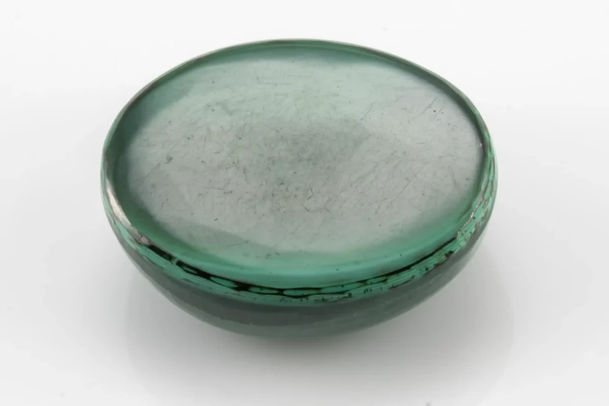 Malachite (Kidney Stone) 14.15 Carat / 15.55 Ratti - Back View