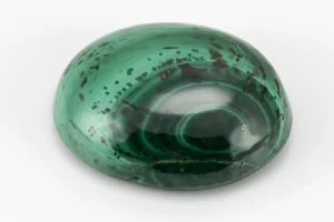 Certified Malachite Stone 14.46 Carat Natural Green Gemstone