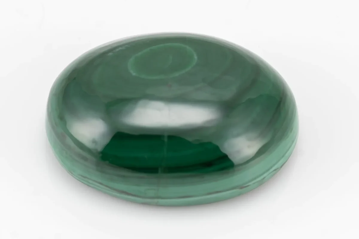 Certified Malachite Stone 16.44 Carat (Kidney Stone) - Natural Green Gemstone