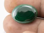 Malachite (Kidney Stone) 16.92 Carat / 18.59 Ratti - Size Reference
