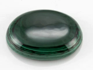 Certified Malachite Stone 16.92 Carat (Kidney Stone) - Natural Green Gemstone