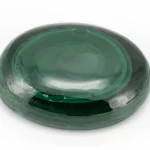 Certified Malachite Stone 20.40 Carat (Kidney Stone) - Natural Green Gemstone
