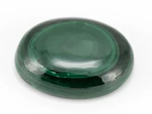 Certified Malachite Stone 20.40 Carat (Kidney Stone) - Natural Green Gemstone