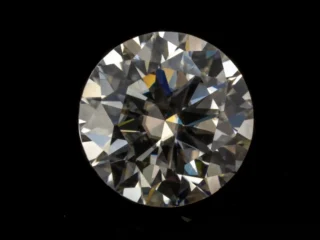 Moissanite Diamond 6mm 0.74 Carat (0.81 Ratti) - Front View
