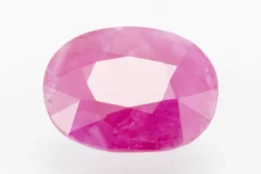 Mozambique Ruby Stone 6.06 Carat - 6.66 Ratti Manik Stone showcasing vibrant red color