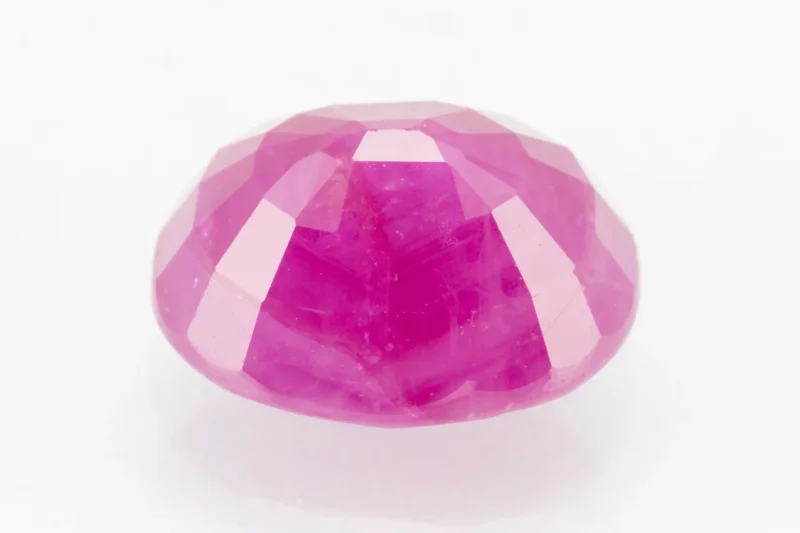Mozambique Ruby (Manek) 6.45 Carat - 7.09 Ratti - Back View