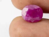 Mozambique Ruby (Manek) 6.45 Carat - 7.09 Ratti - Size Reference