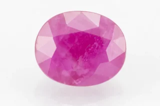 Mozambique Ruby Stone 6.45 Carat - 7.09 Ratti Manik Stone showcasing vibrant red color