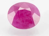 Mozambique Ruby Stone 6.49 Carat - 7.13 Ratti Manik Stone showcasing vibrant red color