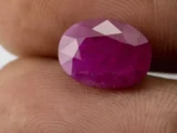 Mozambique Ruby (Manek) 6.63 Carat - 7.29 Ratti - Size Reference