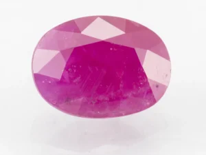 Mozambique Ruby Stone 6.63 Carat - 7.29 Ratti Manik Stone showcasing vibrant red color