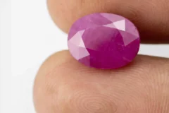 Mozambique Ruby (Manek) 7.18 Carat - 7.89 Ratti - Size Reference