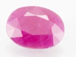 Mozambique Ruby Stone 8.52 Carat - 9.36 Ratti Manik Stone showcasing vibrant red color