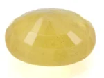 Natural Nizerian Yellow Sapphire 3.55 Carat / 3.90 Ratti Back View