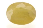 Natural Nizerian Yellow Sapphire 3.80 Carat / 4.18 Ratti Front View