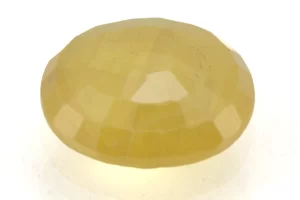 Natural Nizerian Yellow Sapphire 4.05 Carat / 4.45 Ratti Back View