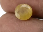 Natural Nizerian Yellow Sapphire 4.10 Carat / 4.50 Ratti Size Reference