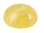 Natural Nizerian Yellow Sapphire 4.10 Carat / 4.50 Ratti Back View
