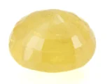 Natural Nizerian Yellow Sapphire 4.10 Carat / 4.50 Ratti Back View