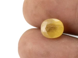 Natural Pukhraj Stone 4.50 Ratti (4.10 Carat) Yellow Sapphire