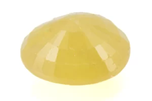 Natural Nizerian Yellow Sapphire 4.10 Carat / 4.50 Ratti Back View