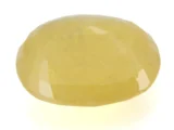 Natural Nizerian Yellow Sapphire 4.15 Carat / 4.56 Ratti Back View