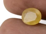 Natural Nizerian Yellow Sapphire 4.20 Carat / 4.61 Ratti Size Reference