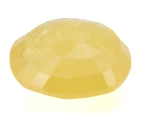 Natural Nizerian Yellow Sapphire 4.20 Carat / 4.61 Ratti Back View