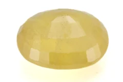 Natural Nizerian Yellow Sapphire 4.25 Carat / 4.67 Ratti Back View