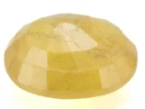 Natural Nizerian Yellow Sapphire 4.30 Carat / 4.72 Ratti Back View