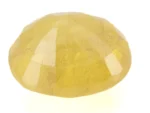 Natural Nizerian Yellow Sapphire 4.40 Carat / 4.83 Ratti Back View