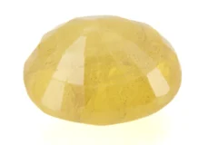 Natural Nizerian Yellow Sapphire 4.40 Carat / 4.83 Ratti Back View