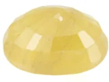 Natural Nizerian Yellow Sapphire 4.70 Carat / 5.16 Ratti Back View