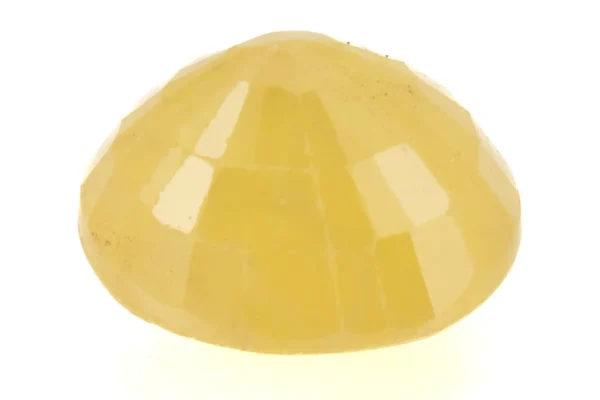 Natural Nizerian Yellow Sapphire 4.75 Carat / 5.22 Ratti Back View