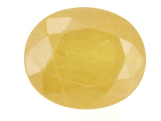 Certified Pukhraj Stone 6.05 Carat (6.65 Ratti) Yellow Sapphire