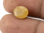 Natural Nizerian Yellow Sapphire 6.05 Carat / 6.65 Ratti Size Reference