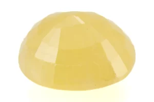 Natural Nizerian Yellow Sapphire 6.05 Carat / 6.65 Ratti Back View