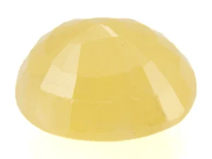 Natural Nizerian Yellow Sapphire 6.05 Carat / 6.65 Ratti Back View