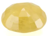 Natural Nizerian Yellow Sapphire 6.30 Carat / 6.92 Ratti Back View